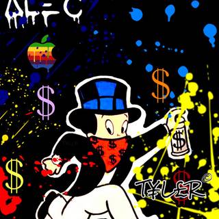 Mr Monopoly wallpaper