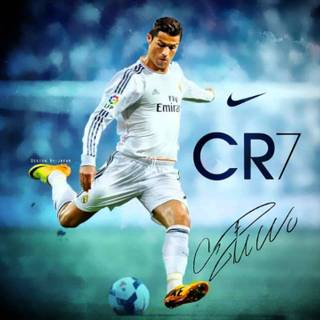 Ronaldo signature wallpaper