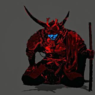 Red Oni wallpaper