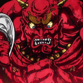 Red Oni wallpaper
