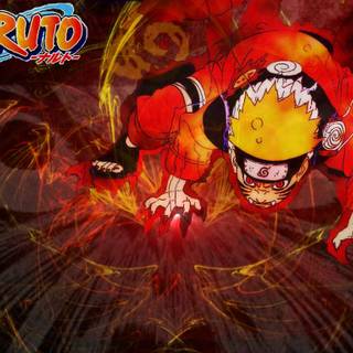Naruto and Nine Tailed Fox wallpaper