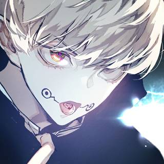 Anime white 4k PC wallpaper