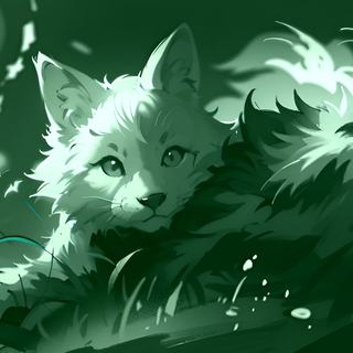 Green anime aesthetic 4k wallpaper