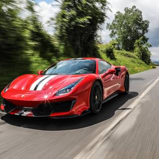 Ferrari 488 Pista 4k wallpaper