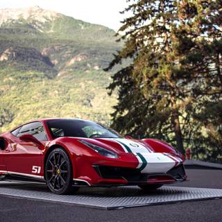 Ferrari 488 Pista 4k wallpaper