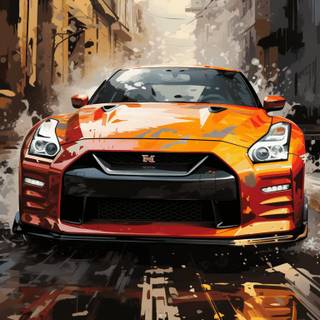 GTR R35 4k mobile wallpaper