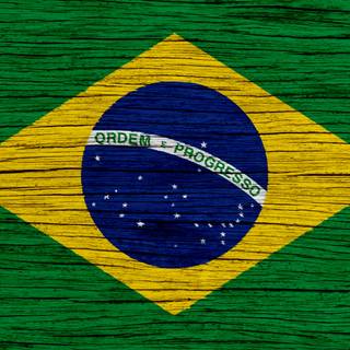 Brazil flag 4k wallpaper