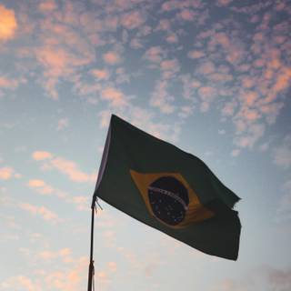 Brazil flag 4k wallpaper