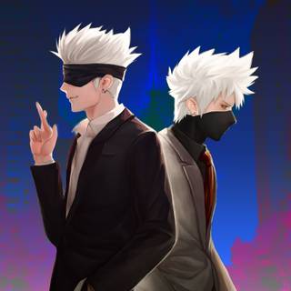 Gojo Saturo 4k desktop wallpaper