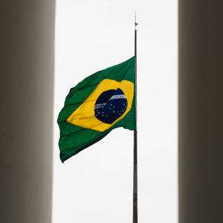 Brazil flag 4k wallpaper