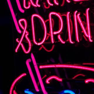 Dark neon phone wallpaper