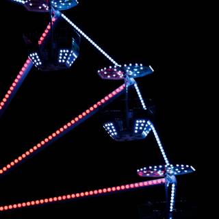 Dark neon phone wallpaper