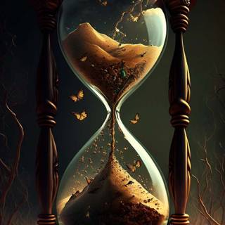 Clock iPhone wallpaper