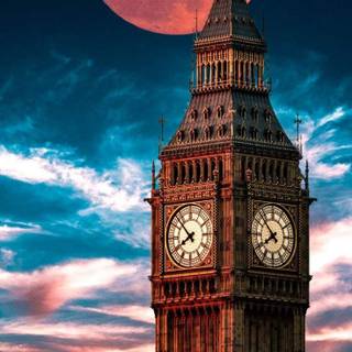 Clock iPhone wallpaper