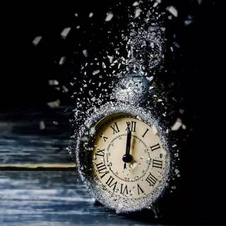 Clock iPhone wallpaper