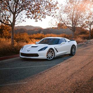 Corvette Stingray iPhone wallpaper