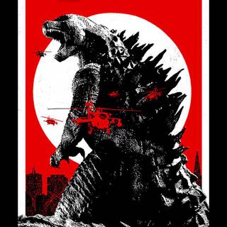 Godzilla cool phone wallpaper