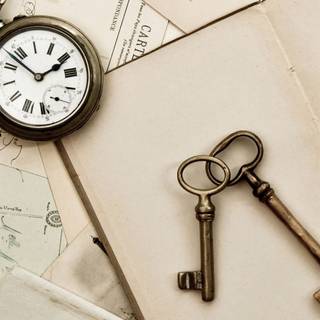 Clock iPhone wallpaper