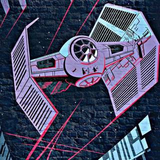 TIE Fighter iPhone wallpaper