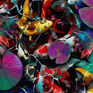 Koi iPhone wallpaper