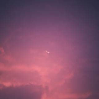 Half moon phone wallpaper