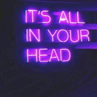 Neon sign phone wallpaper