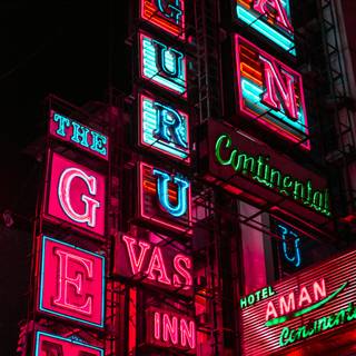 Neon sign phone wallpaper