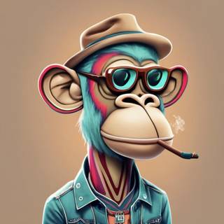 NFT monkeys wallpaper