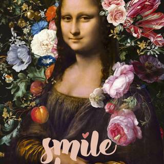 Mona Lisa funny wallpaper