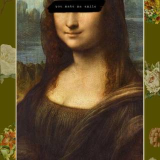 Mona Lisa funny wallpaper