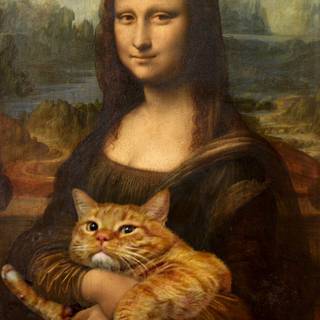 Mona Lisa funny wallpaper