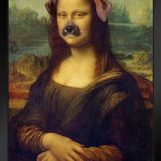 Mona Lisa funny wallpaper