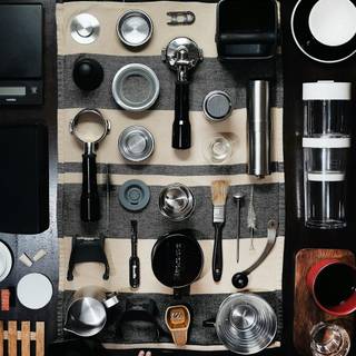 Kitchen tools wallpaper