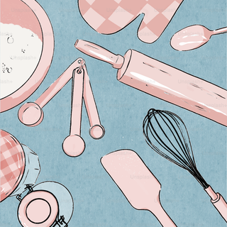 Kitchen tools wallpaper