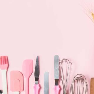 Kitchen tools wallpaper