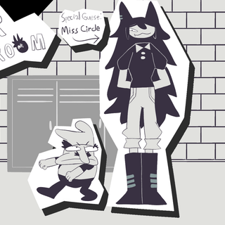 Miss Circle wallpaper