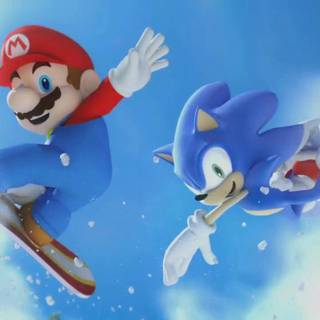 Mario & Sonic at the Olympic Winter Games wallpaper