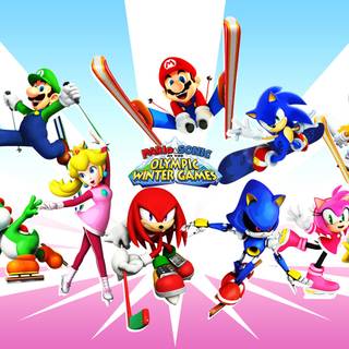 Mario & Sonic at the Olympic Winter Games wallpaper