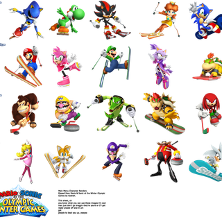 Mario & Sonic at the Olympic Winter Games wallpaper