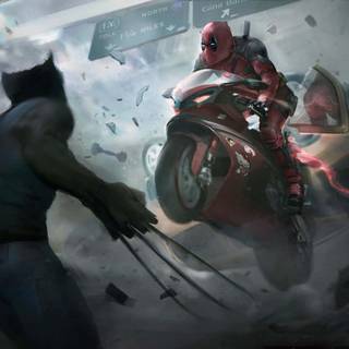 Deadpool and Wolverine movie desktop wallpaper