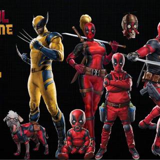Deadpool and Wolverine film desktop wallpaper