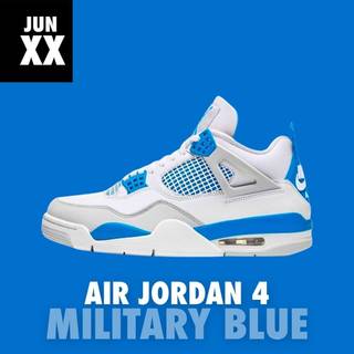 Military Blue Jordan 4 wallpaper