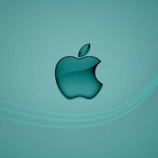 Apple logo iPhone 11 Pro Max blue wallpaper