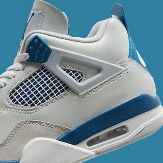 Military Blue Jordan 4 wallpaper