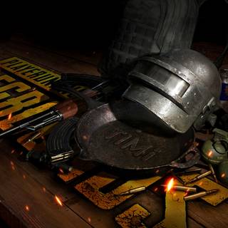 Frying pan wallpaper