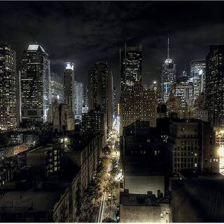 Dark New York wallpaper