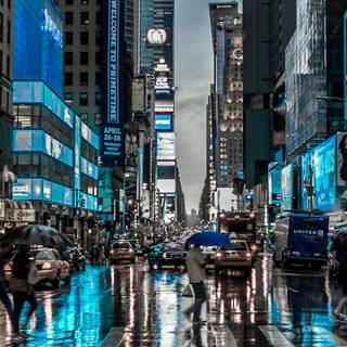 Dark New York wallpaper