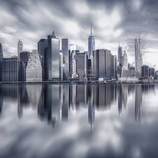 Dark New York wallpaper