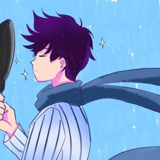 Frying pan wallpaper