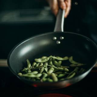 Frying pan wallpaper